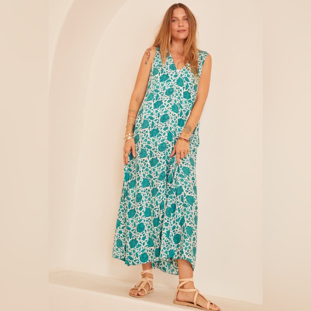 Natalie Martin Tova Maxi Geranium Jade NWT